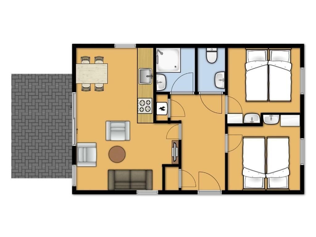 Rcn Vakantiepark De Schotsman Appartement De Caisson Kamperland Εξωτερικό φωτογραφία